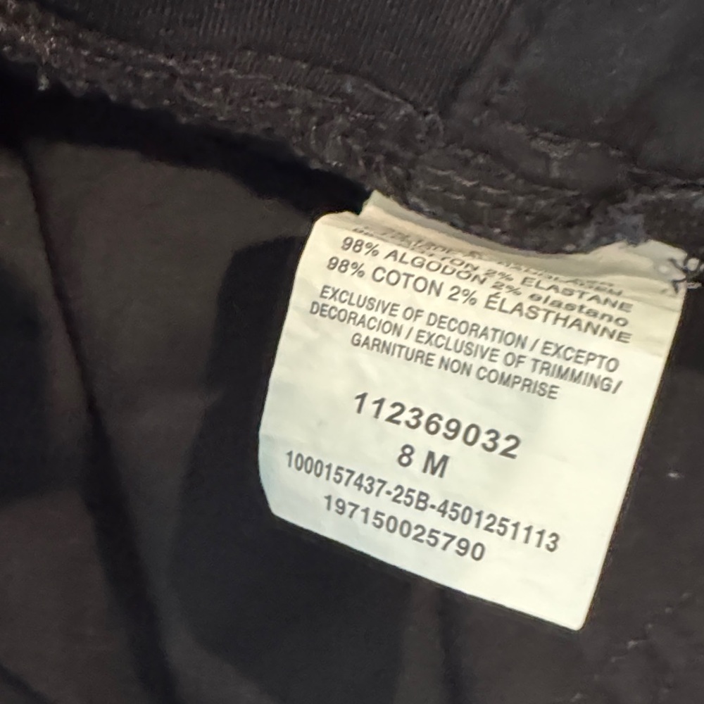 Lee Black Cargo Capris - Picture 9 of 11